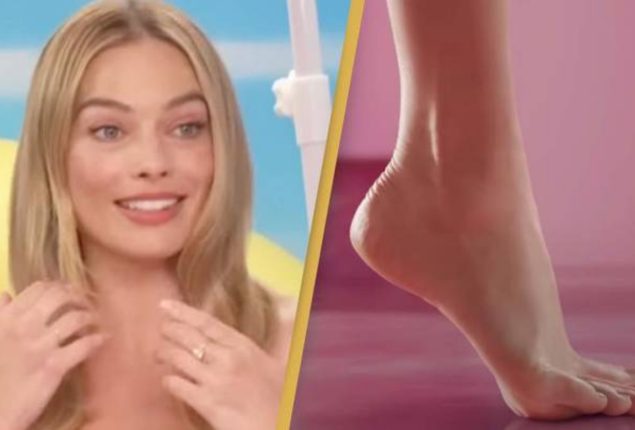 Barbie: Margot Robbie responds to internet’s obsession with her feet