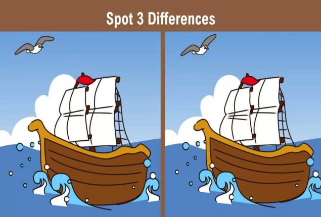 Spot the difference: Spot all the differences in 10 seconds