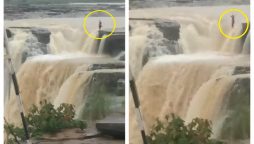 Viral Video: Girl Jumps into Waterfall after Phone Scolding