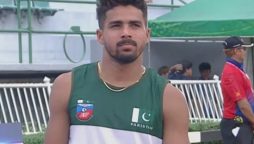 WATCH: Shajar Abbas advances to semifinal of 200-meter race at 2023 Asian Athletics Championship