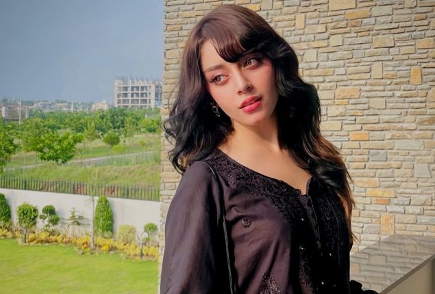 Alizeh Shah stuns in a captivating black ensemble