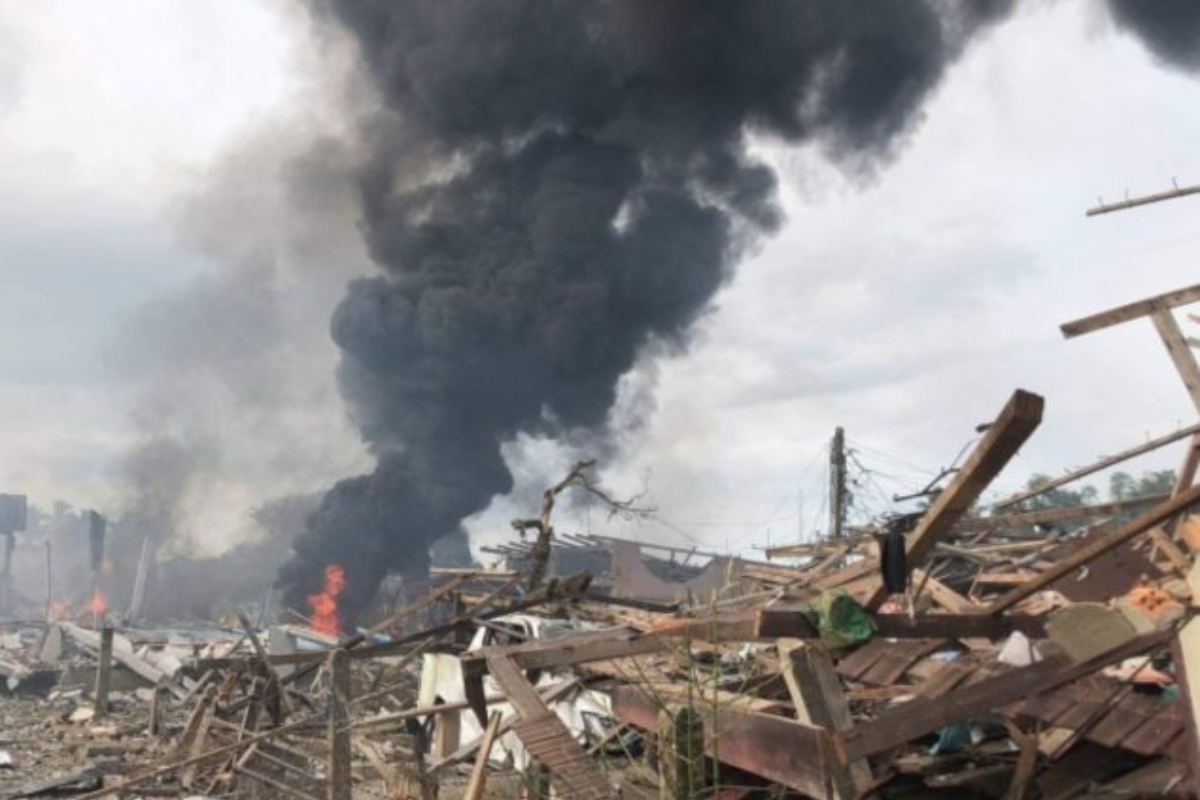 Tragic Explosion at Fireworks Warehouse in Thailand Claims 9 Lives