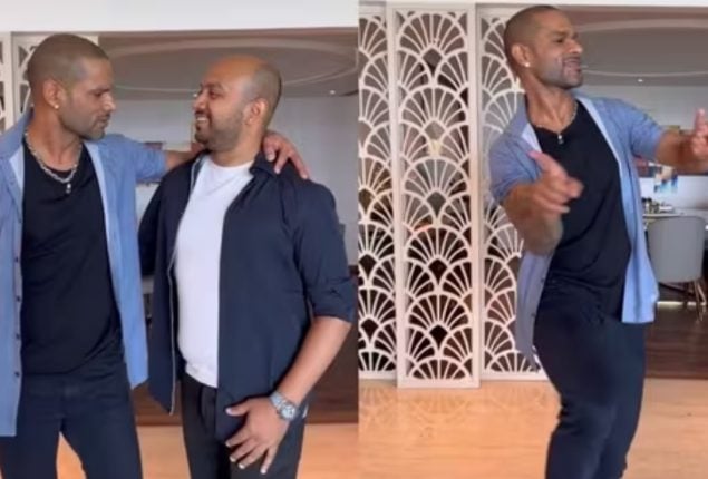 Shikhar Dhawan Dances