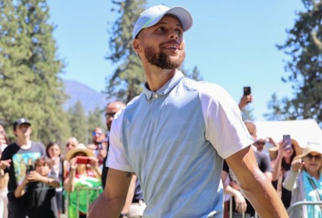 Warriors star Stephen Curry wins celebrity golf event thanks to hole in one