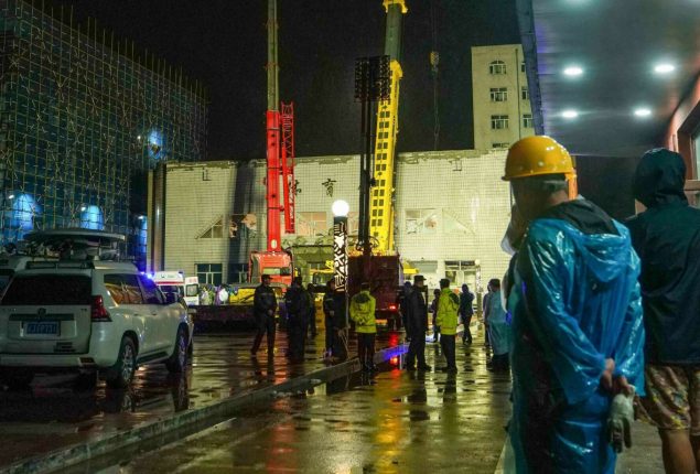 Gym Collapse in China
