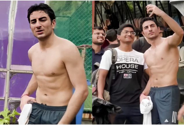 Hot Bod Alert: Ibrahim Ali Khan Goes Shirtless, Internet Reacts