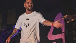 Lionel Messi officially unveiled in front of thousands as Inter Miami player