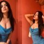 Avneet Kaur Sizzles In Blue Bodycon Dress