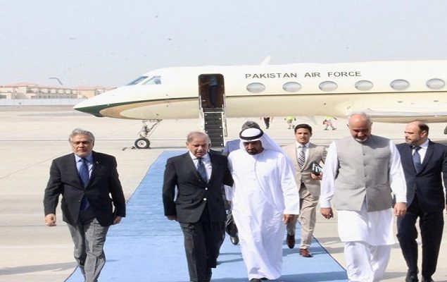 PM Shehbaz reaches UAE to condole over death of President’s brother