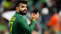 Shadab Khan weighs in on controversial Bairstow stumping