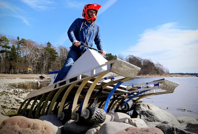 Revolutionary Finnish 18-Wheel All-Terrain Vehicle Unveiled