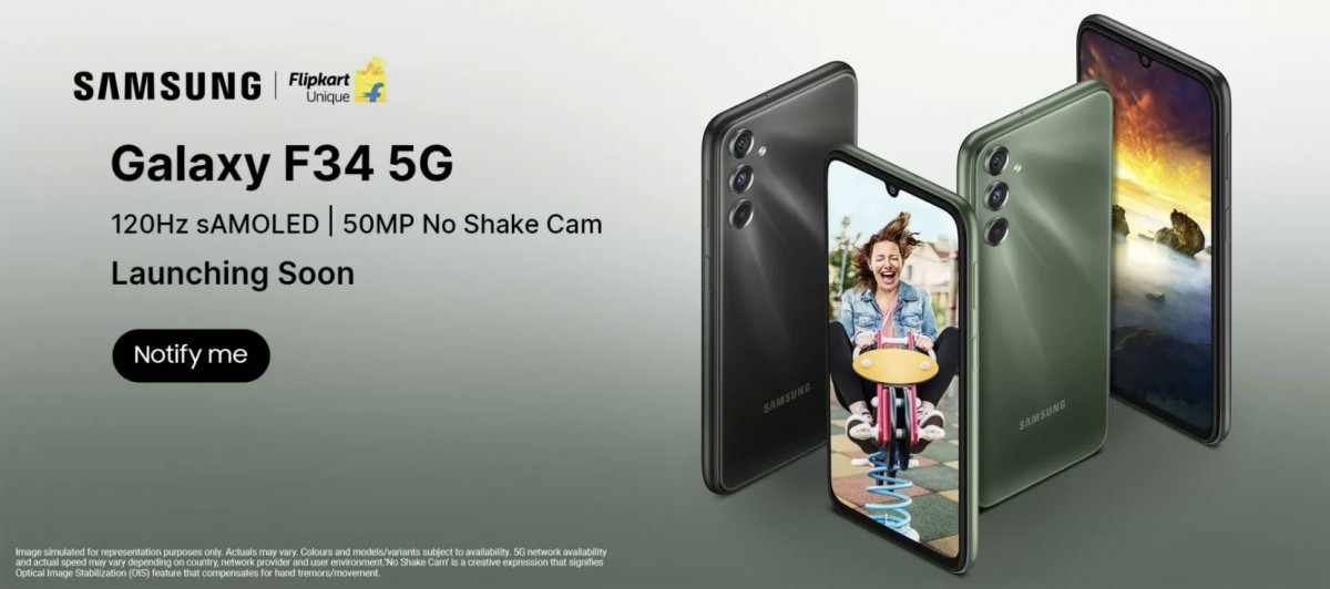 Samsung Galaxy F34 is coming soon, design & specs unveiled