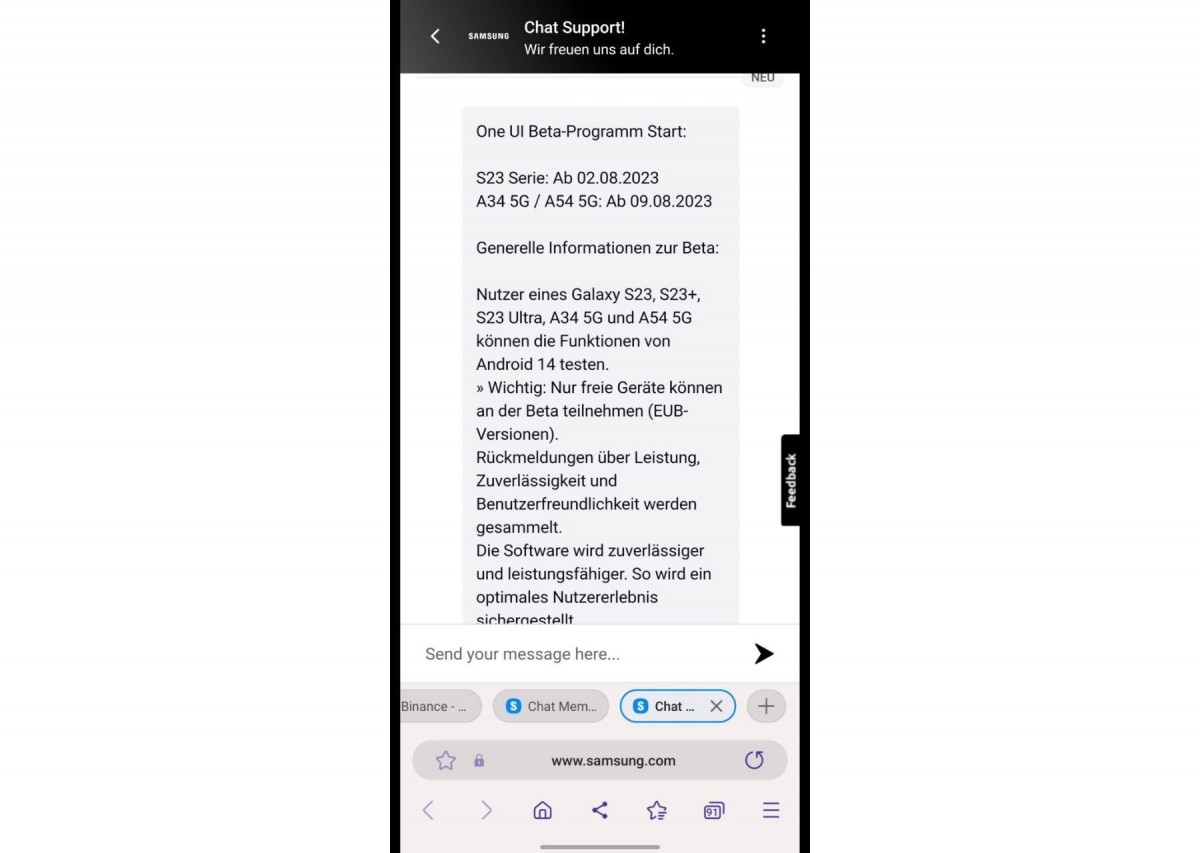Samsung One UI 6.0 beta to launch on August 2 with Android 14