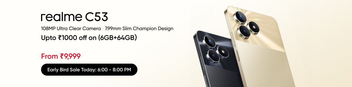 New Realme C53 revealed, featuring a 108MP camera