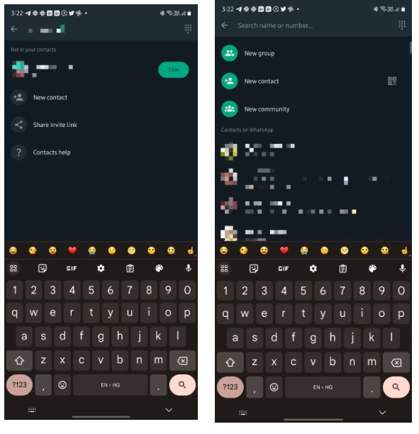 WhatsApp now lets you message unsaved contacts