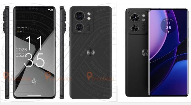 Motorola Edge (2023) renders leaked, revealing a familiar design