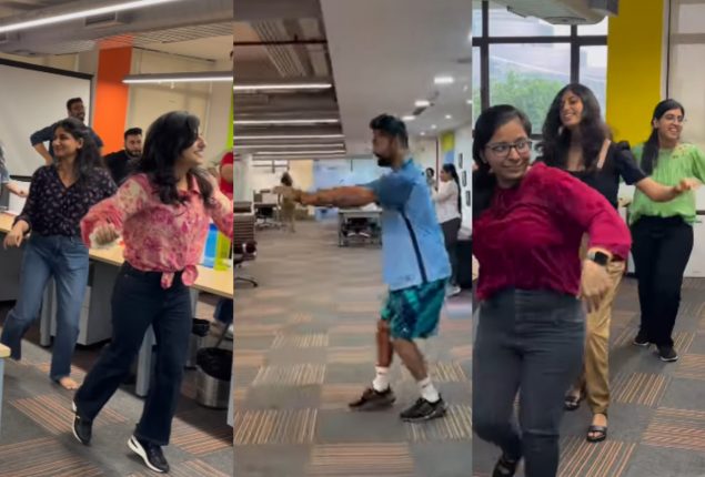 bhangra in office
