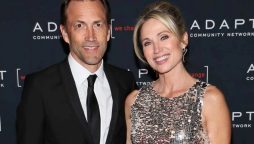 Andrew Shue bonds with sons after Amy Robach split