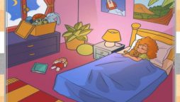 Spot the Hidden: Can you spot the frog hidden in the girl's room?