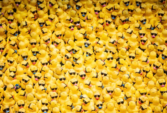 70,000 Rubber Ducks Make a Splash in Chicago River