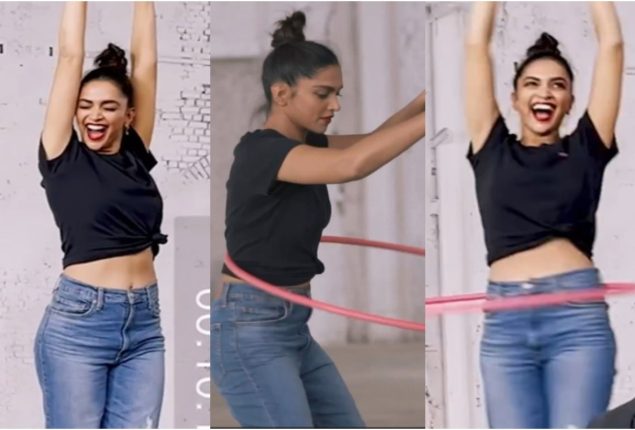 Deepika Padukone Nails Hula Hoop Challenge In Fun Video