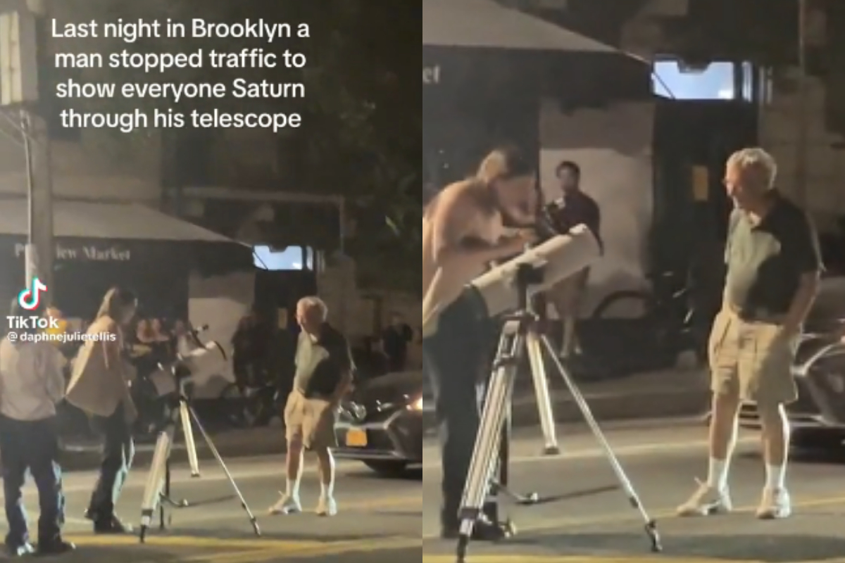 Telescope View of Saturn