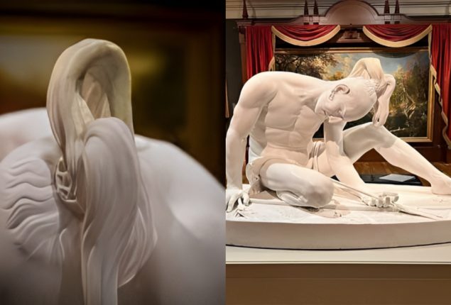 1800s ‘Wounded Indian’ Sculpture Returns to Boston