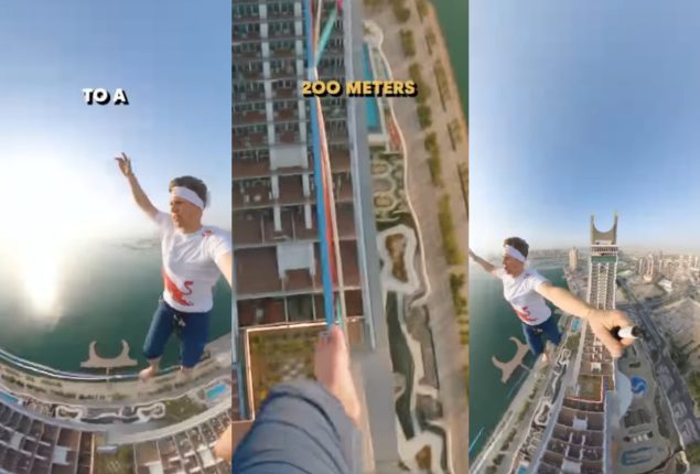 Slackline Crossing