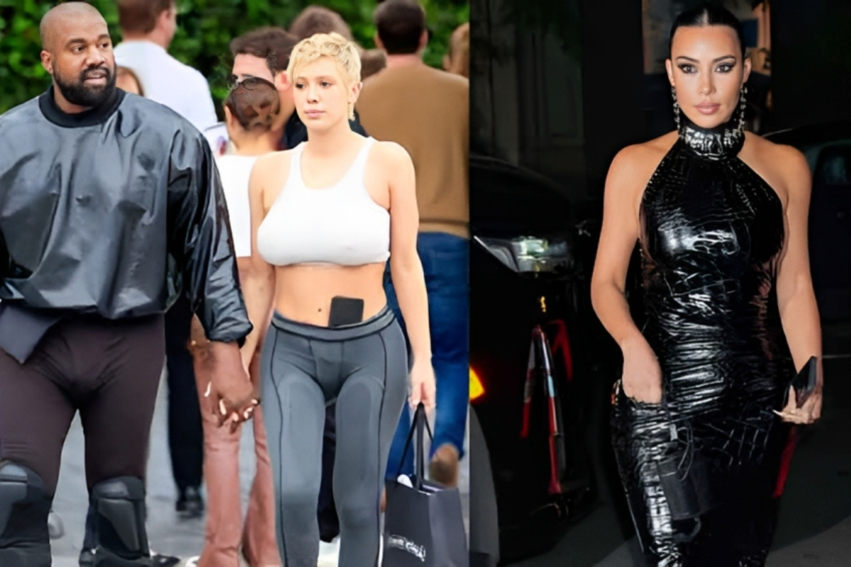 Kim Kardashian Kanye West Bianca Censori