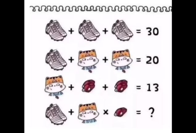 This maths brain teaser will test your IQ to the max!