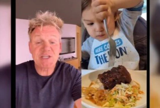 2-Year-Old's Cooking Skills Impress Gordon Ramsay