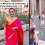 Saree in Rome: Viral Video Sensation
