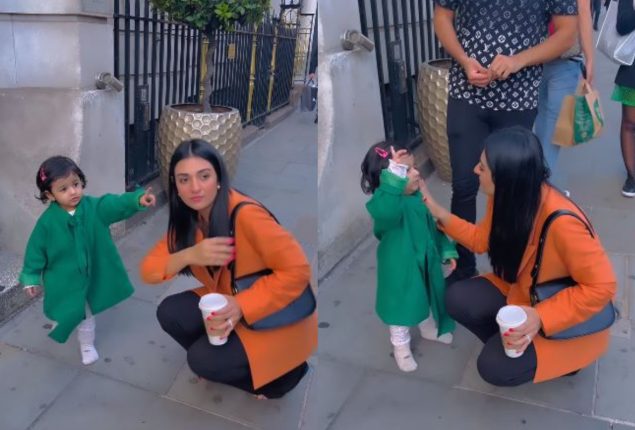 Sarah Khan shares Adorable video of her Daughter