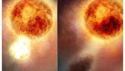 Hubble captures a star blowing away a planet's atmosphere