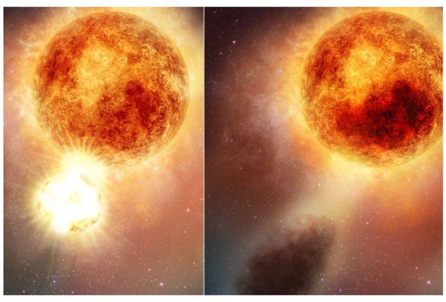 Hubble captures a star blowing away a planet’s atmosphere