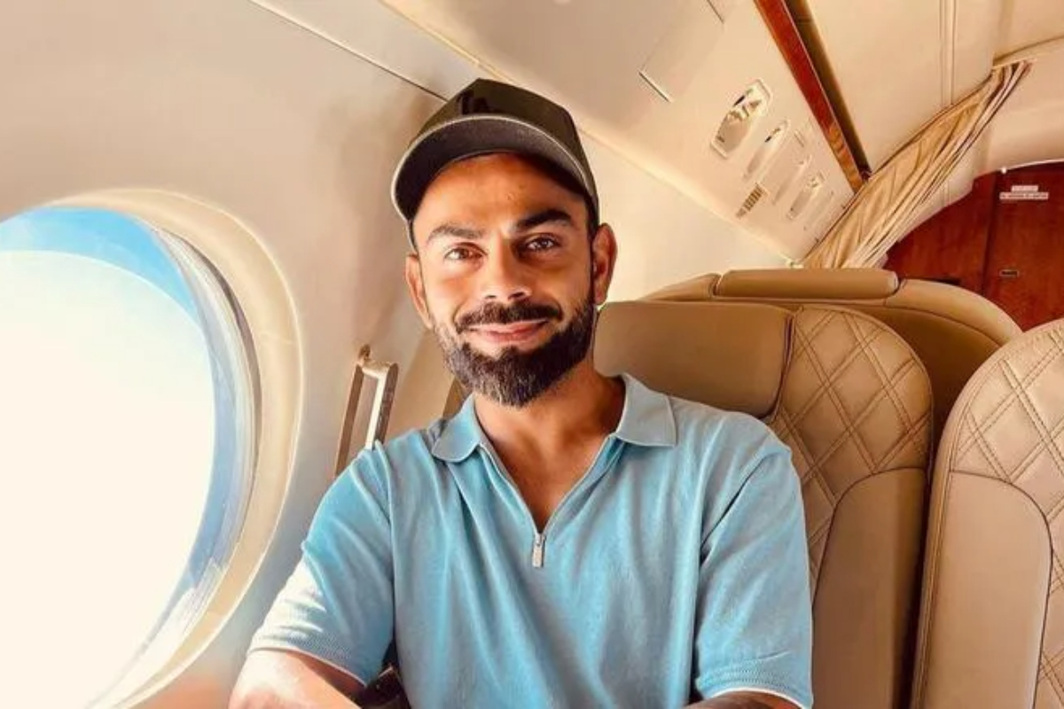 Virat Kohli's private jet trip sparks reactions online