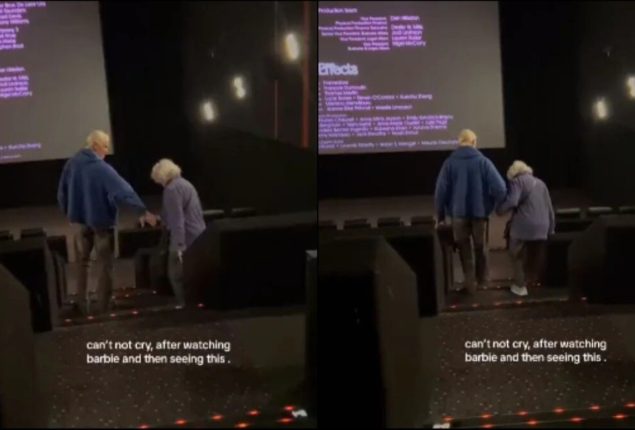 Elderly Couple’s Joyful Reaction to Barbie Movie Melts Hearts