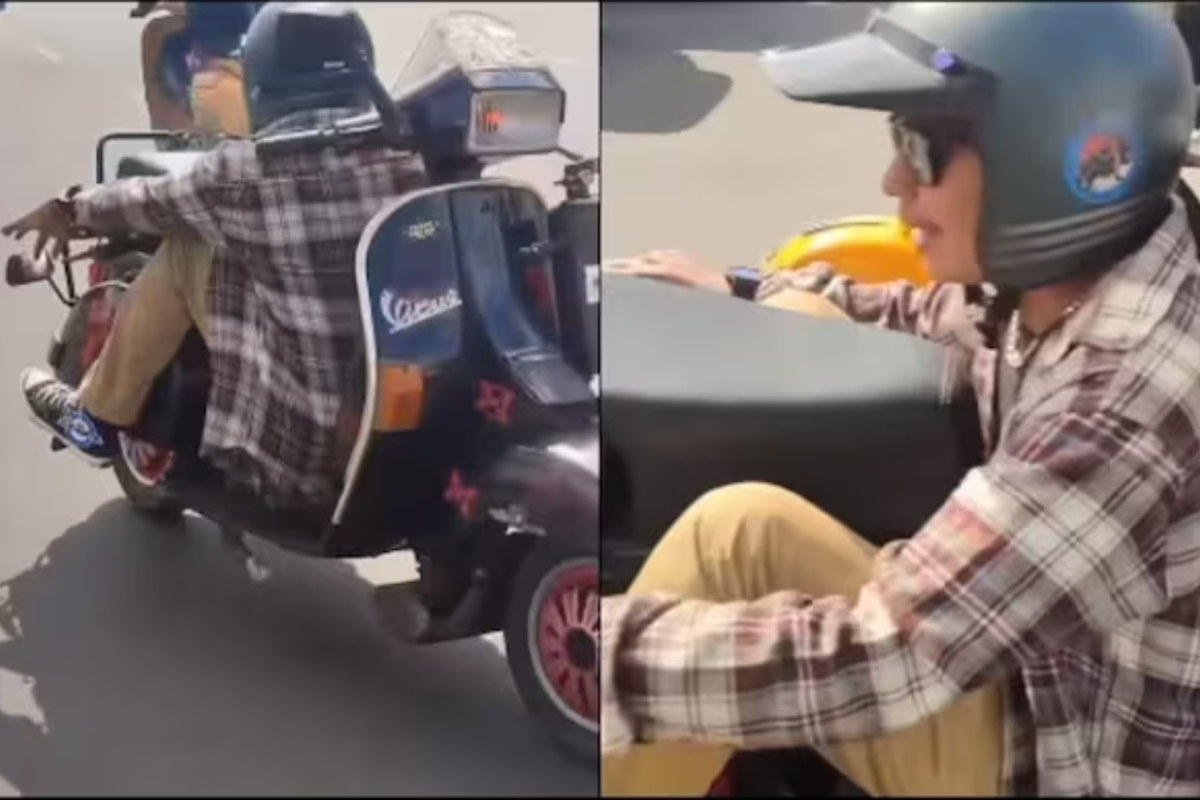 Jugaad scooter goes viral, netizens confused