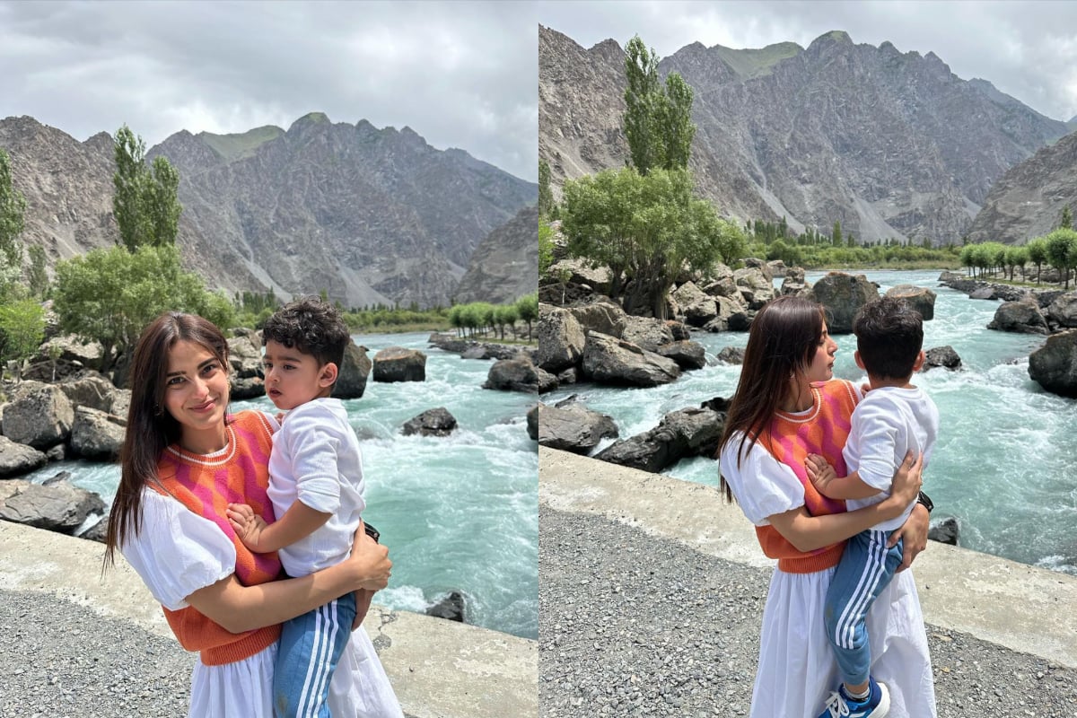 Iqra Aziz Melts Hearts with Adorable pictures with her Son from Skardu