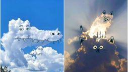 Artist Turns Clouds Into Cartoon Characters, Internet Delighted
