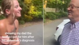 Daughter's touching gesture for dad with Alzheimer's goes viral