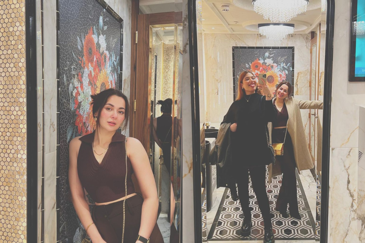 Hania Aamir stunning vacations pictures with her sister in UK