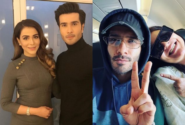 Feroze Khan shows Admiration for His Sister