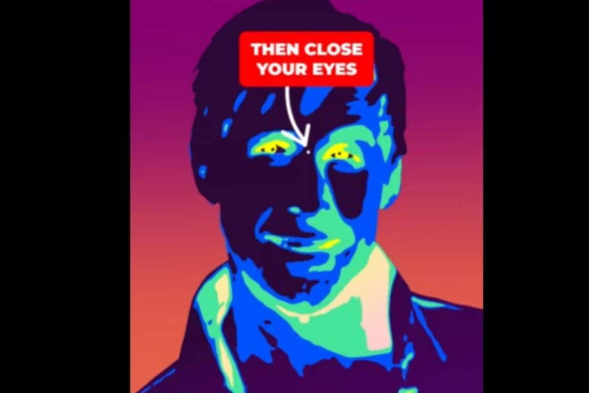 New Optical Illusion Requires You to Close Your Eyes