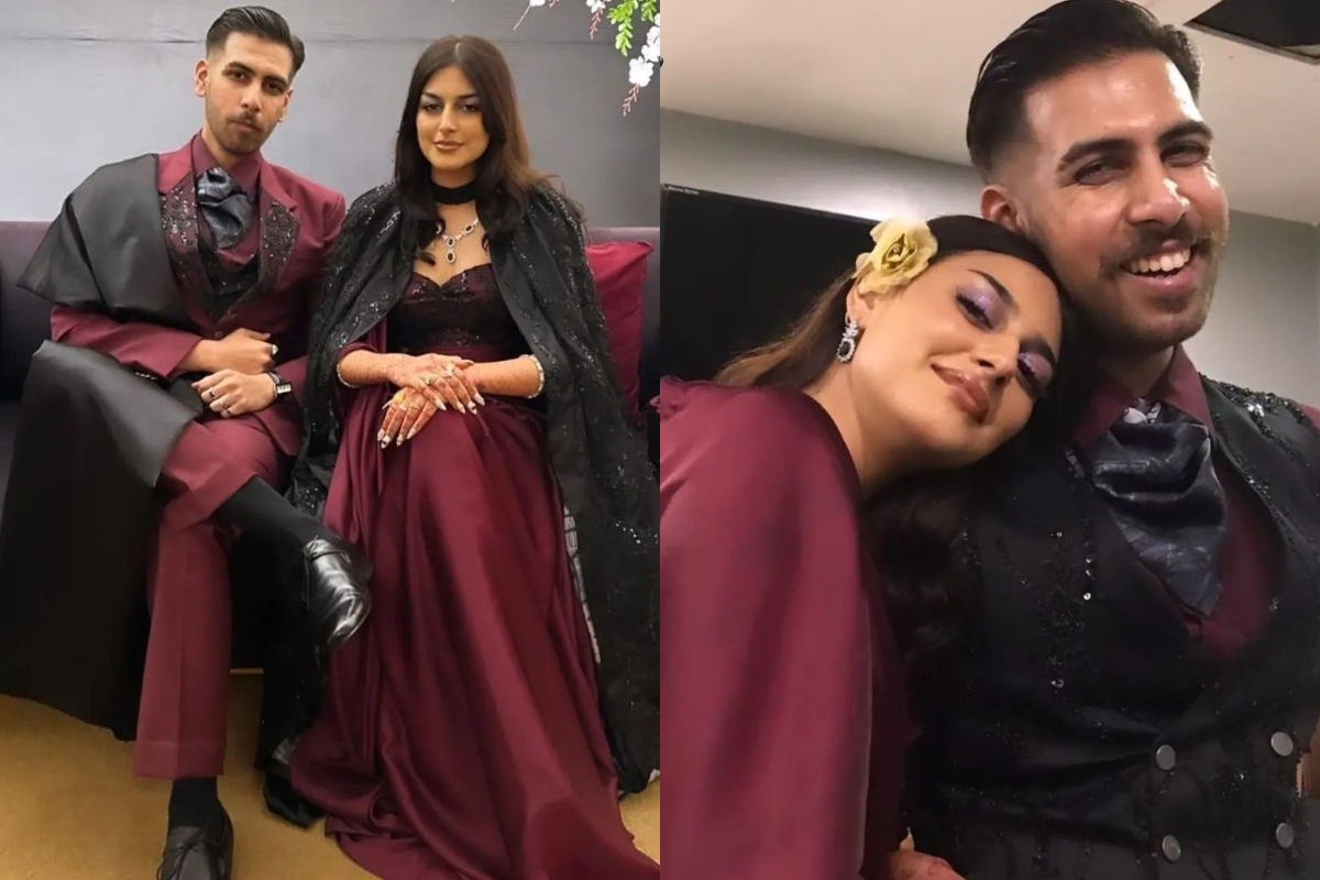 Anzela Abbasi looks stunning in her Reception Pictures