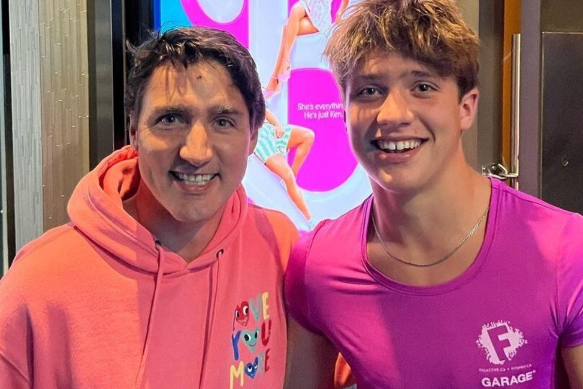 Justin Trudeau and son show off their 'Barbie' style