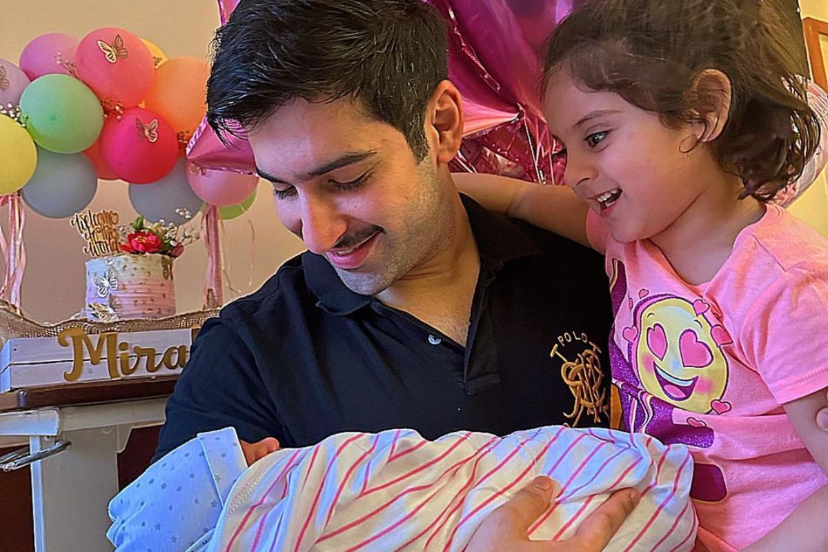 Aiman Khan shares the picture of her Newborn baby with Amal Muneeb