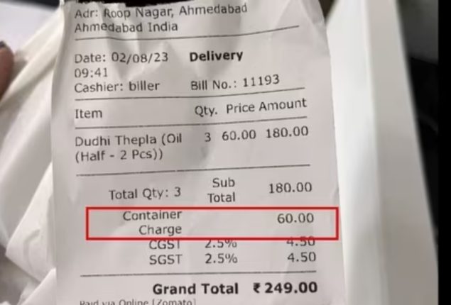 Customer Questions $60 Container Charge for Theplas Order