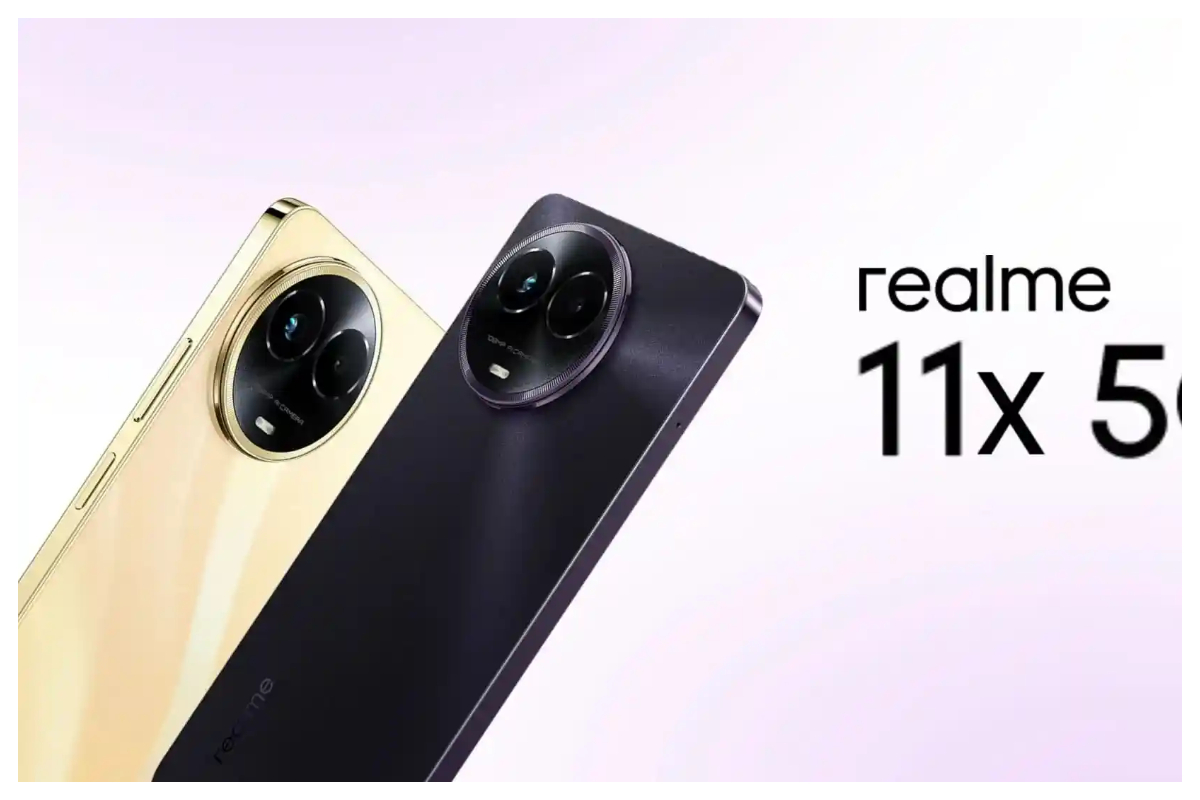 Realme 11X 5G design unveiled by a leaked image