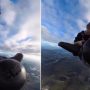 Daredevil Skydiver Pulls Off Death-Defying Stunt